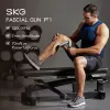 Massageador de pescoço e ombros percussão e vibração portátil SKG F1 Pro, bateria 10 W, cinzento, 461 g
