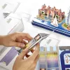 Puzzle 3D CubicFun City Line Dubai LED, 182 peças, 532×48 mm, a partir de 10 anos