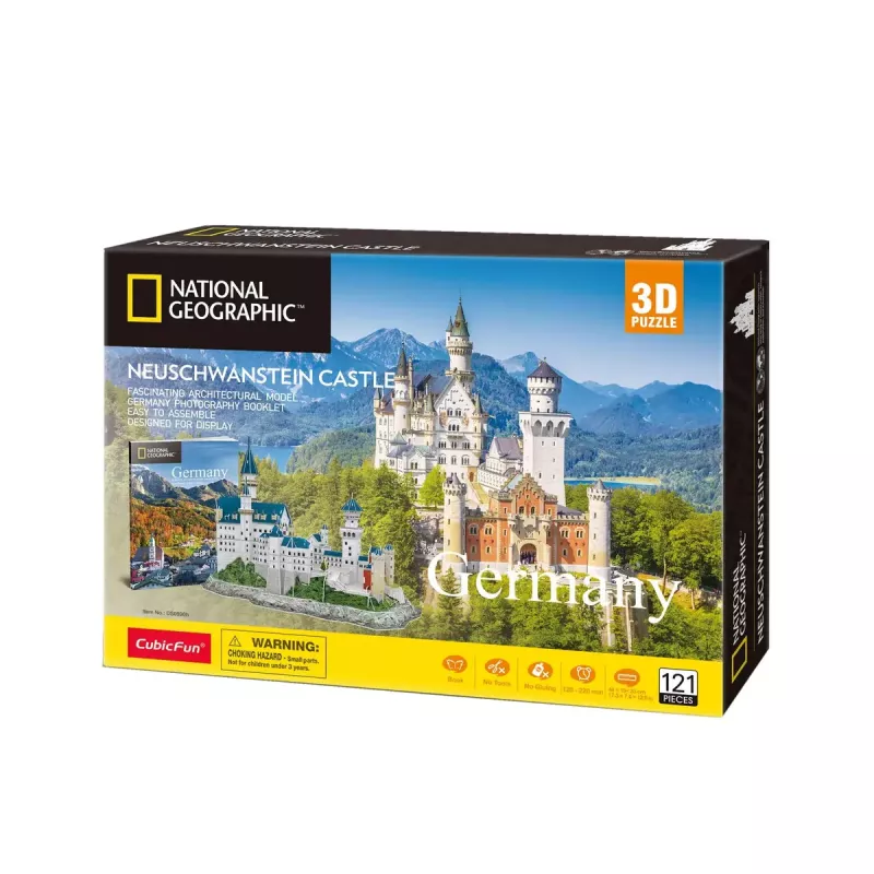 Puzzle 3D CubicFun Castelo de Neuschwanstein