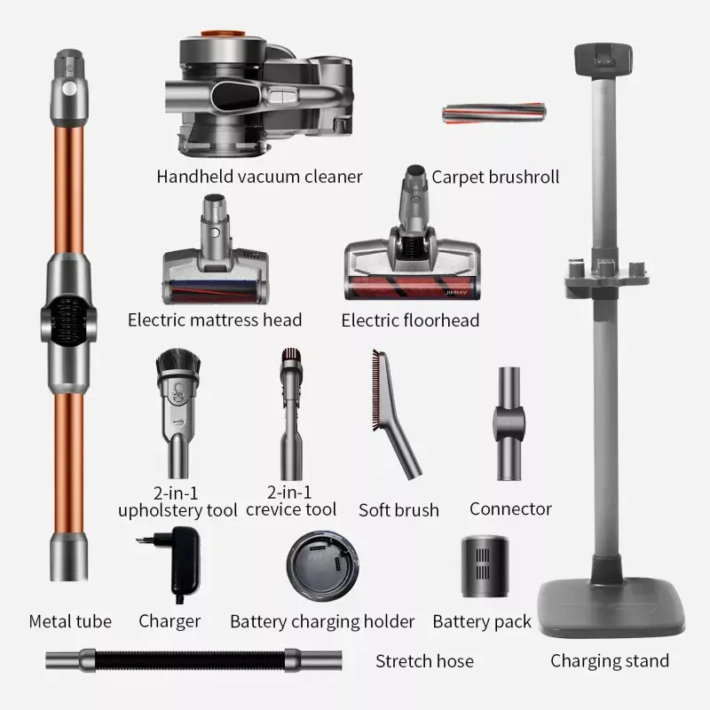 Aspirador vertical 2-em-1 JIMMY H9 Pro