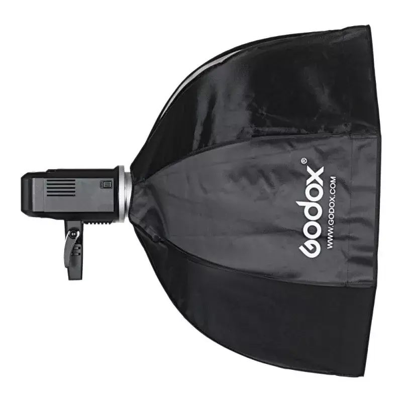 Softbox Godox SB-GUE120 preta 120 cm nylon com difusores e grelha