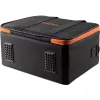 Bolsa para câmara Godox CB-12 para AD600Pro, flanela/nylon, preta e laranja, com alça de ombro