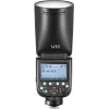 Flash para câmara de vídeo Godox V1Pro preto 1,5 s de tempo de reciclagem