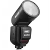 Flash para câmara de vídeo Godox V1Pro preto 1,5 s de tempo de reciclagem
