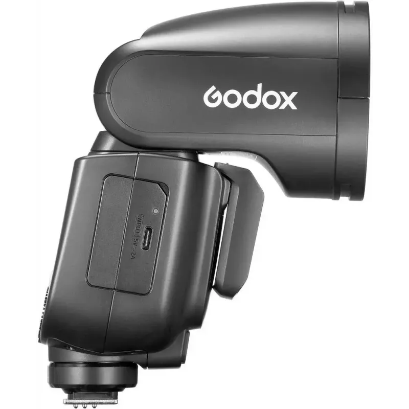 Flash para câmara de vídeo Godox V1Pro preto 1,5 s de tempo de reciclagem