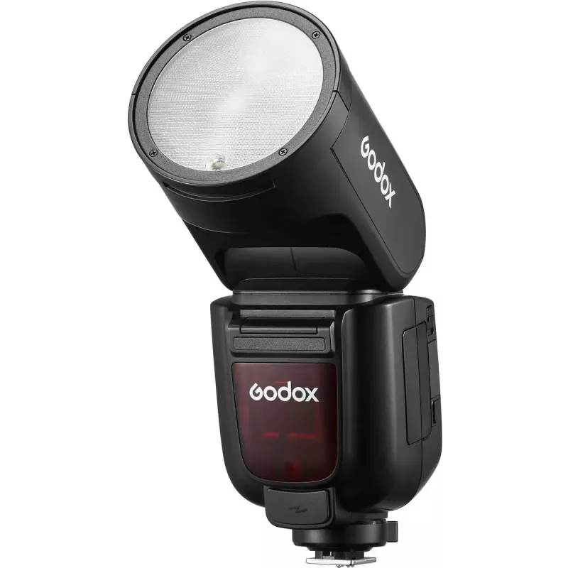 Flash para câmara de vídeo Godox V1Pro preto 1,5 s de tempo de reciclagem