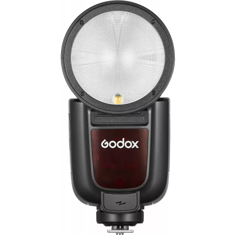 Flash para câmara de vídeo Godox V1Pro preto 1,5 s de tempo de reciclagem