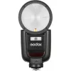 Flash para câmara de vídeo Godox V1Pro preto 1,5 s de tempo de reciclagem