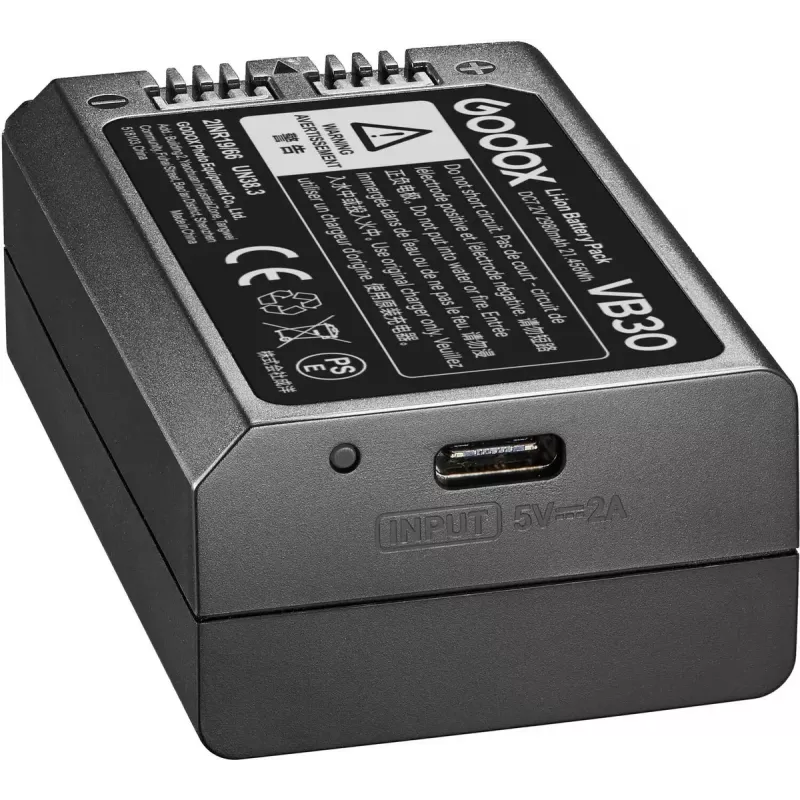 Flash para câmara de vídeo Godox V1Pro 1,5 s de tempo de reciclagem a bateria compatível com Sony