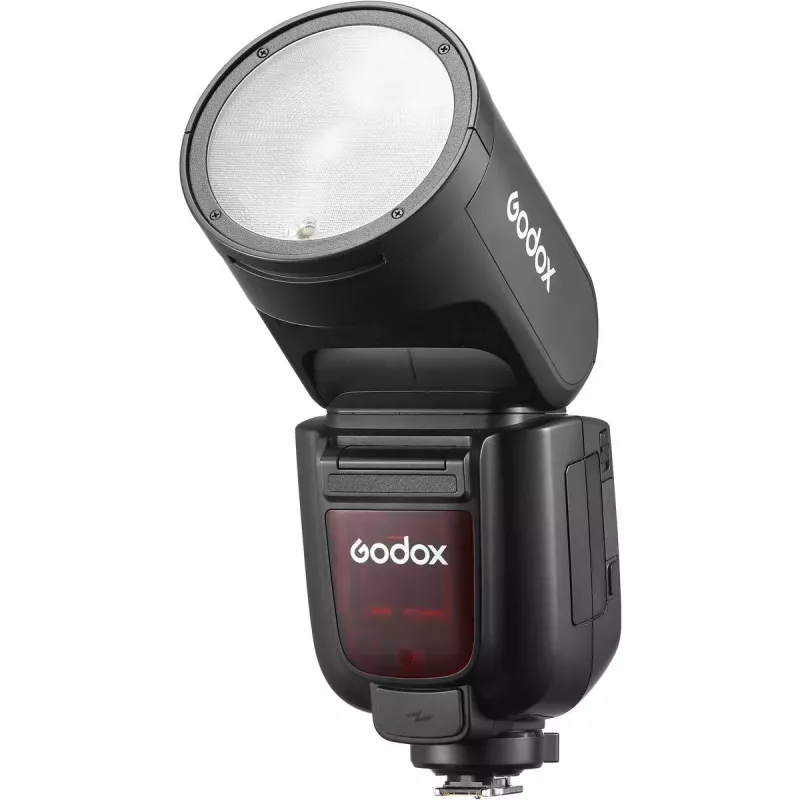 Flash para câmara de vídeo Godox V1Pro 1,5 s de tempo de reciclagem a bateria compatível com Sony