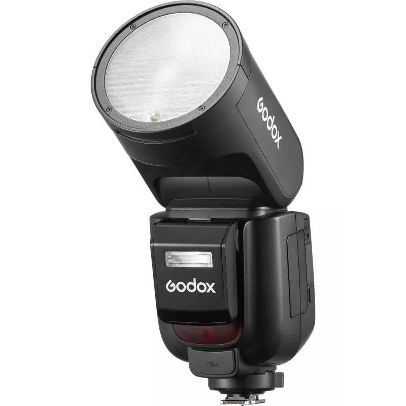 Flash para câmara de vídeo Godox V1Pro 1,5 s de tempo de reciclagem a bateria compatível com Sony
