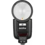 Flash para câmara de vídeo Godox V1Pro 1,5 s de tempo de reciclagem a bateria compatível com Sony