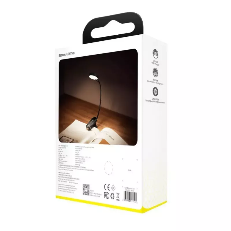 Candeeiro de mesa Baseus DGRAD-0G cinzento