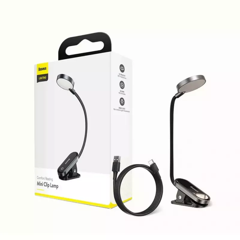 Candeeiro de mesa Baseus DGRAD-0G cinzento