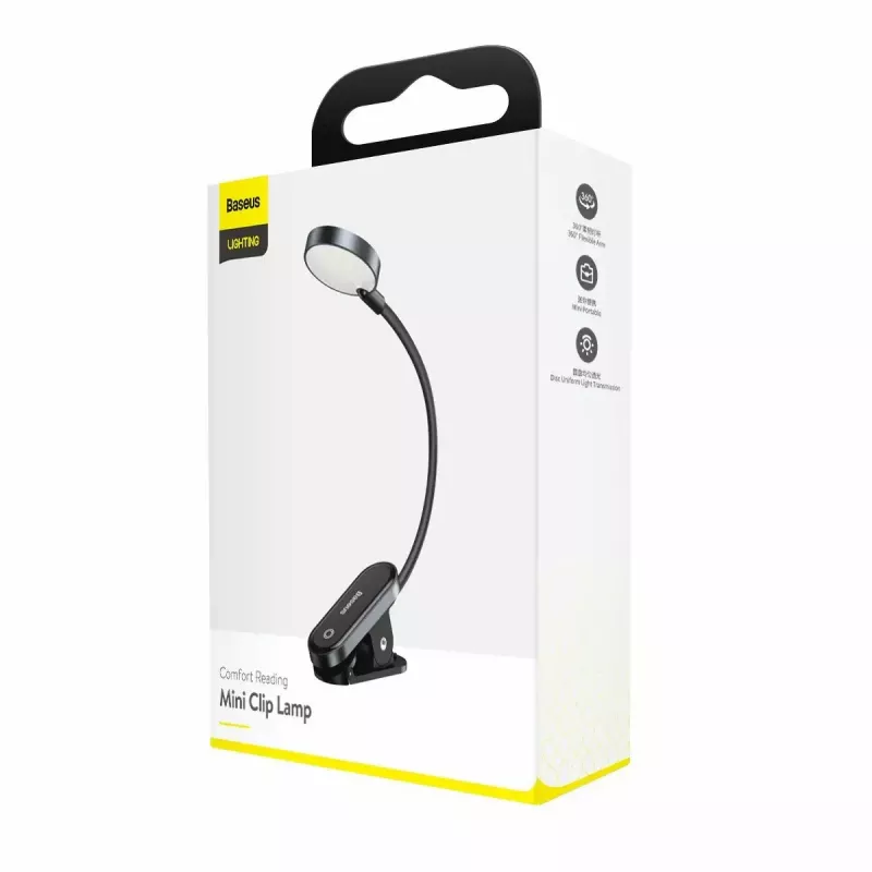 Candeeiro de mesa Baseus DGRAD-0G cinzento