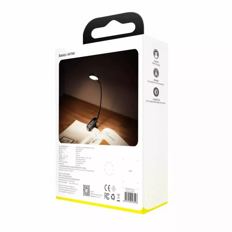 Candeeiro de mesa Baseus DGRAD-0G cinzento