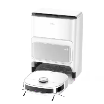 Robô aspirador Midea V12 húmido e seco 5200 mAh 3L 5000 Pa branco