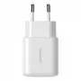 Fonte de alimentação Joyroom JR-TCF12 porta dupla 20W (USB-C x2) branco