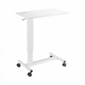 Mesa de altura ajustável up up W-1-20TMF — Branco, secretária de altura ajustável