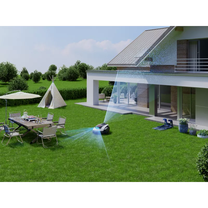 Ecovacs GOAT O1200 LiDAR PRO EU corta-relvas robótico a bateria preto, branco