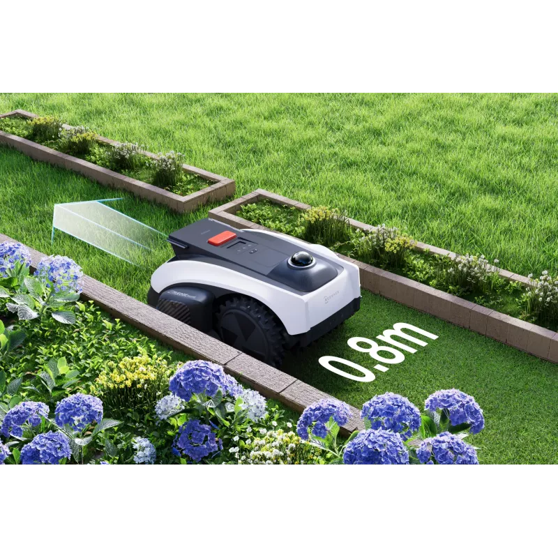 Ecovacs GOAT O1200 LiDAR PRO EU corta-relvas robótico a bateria preto, branco