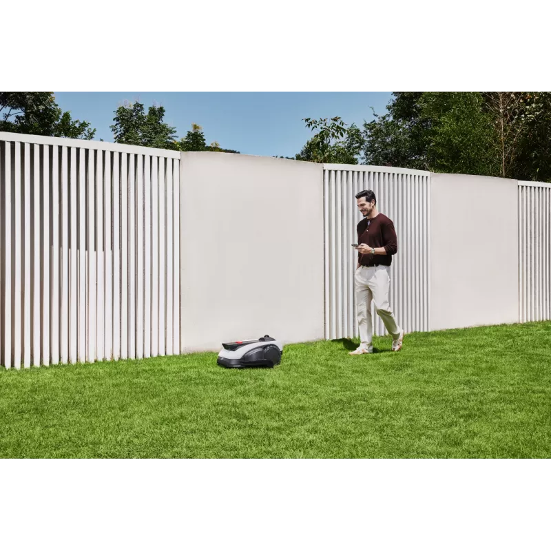 Ecovacs GOAT O1200 LiDAR PRO EU corta-relvas robótico a bateria preto, branco