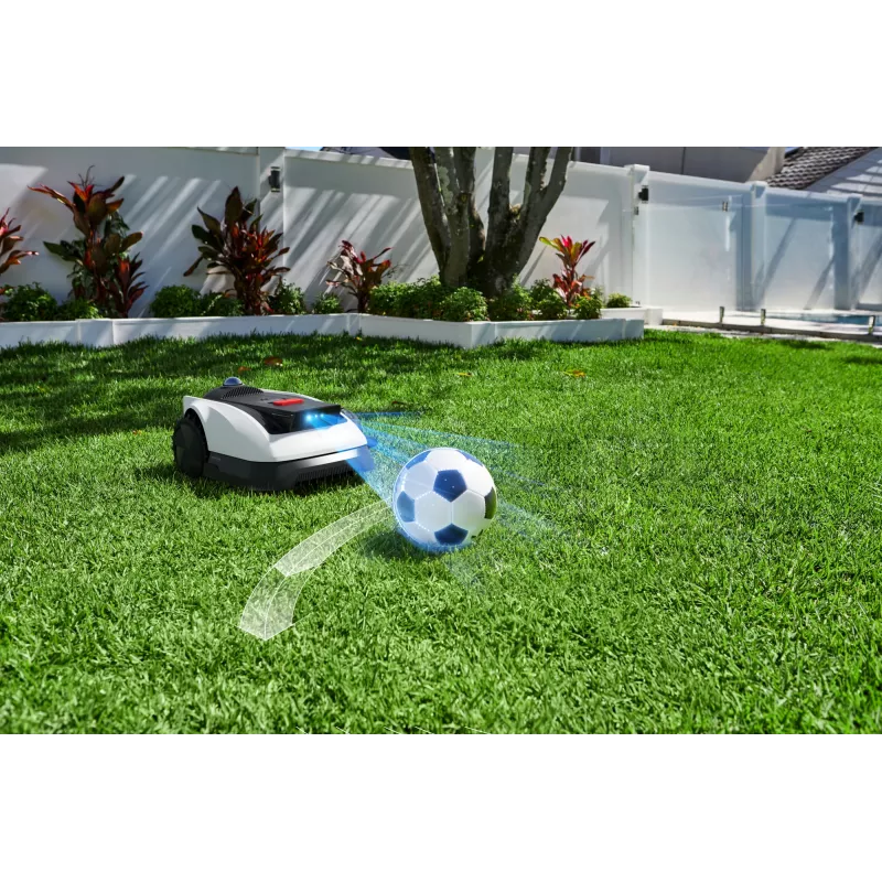 Ecovacs GOAT O1200 LiDAR PRO EU corta-relvas robótico a bateria preto, branco