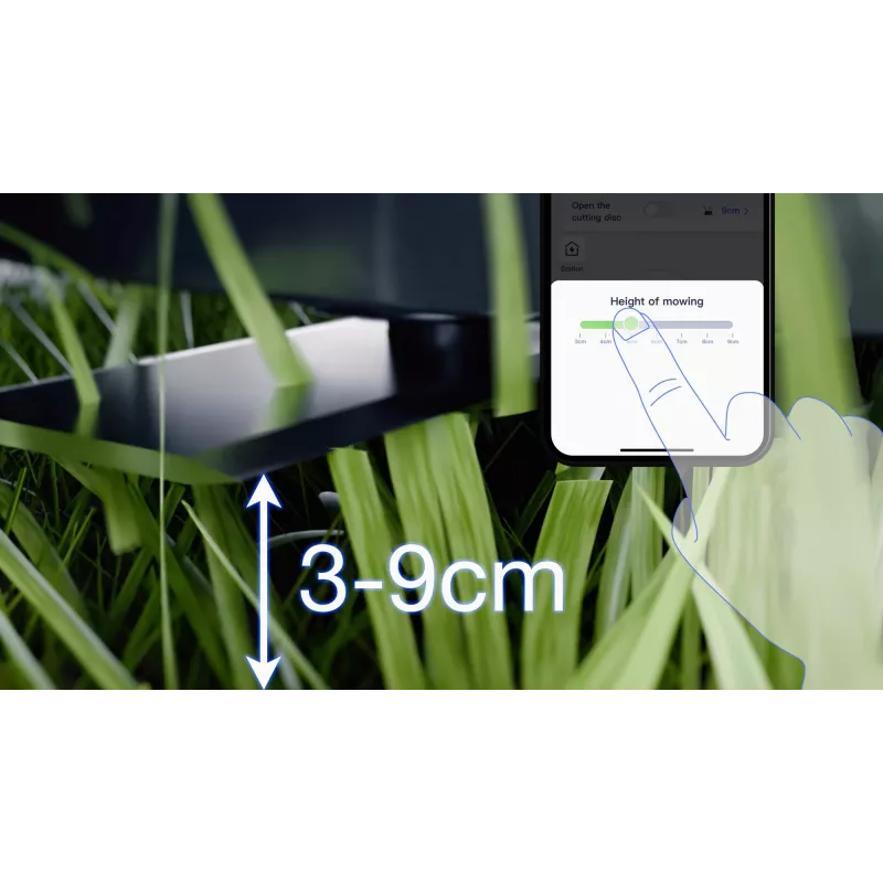 Ecovacs GOAT A1600 LiDAR PRO EU corta-relvas robótico bateria preto, branco