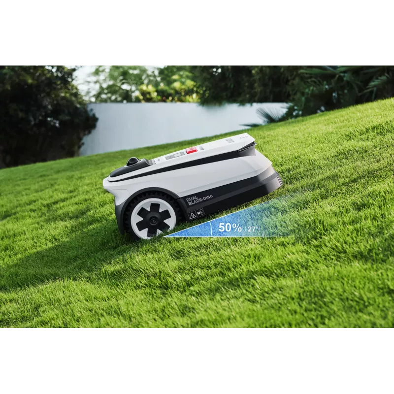 Ecovacs GOAT A1600 LiDAR PRO EU corta-relvas robótico bateria preto, branco