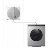 Robô de limpeza de janelas Ecovacs WINBOT W3 OMNI, bateria 4500 mAh, 270×270×76 mm, prateado/branco