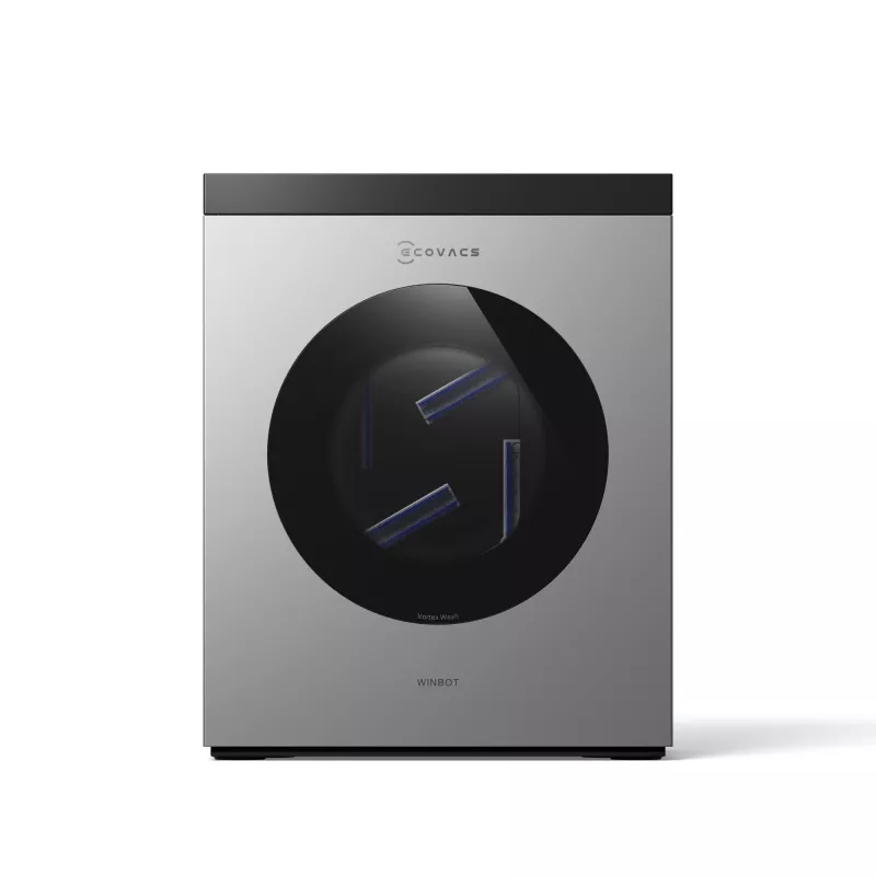 Robô de limpeza de janelas Ecovacs WINBOT W3 OMNI, bateria 4500 mAh, 270×270×76 mm, prateado/branco