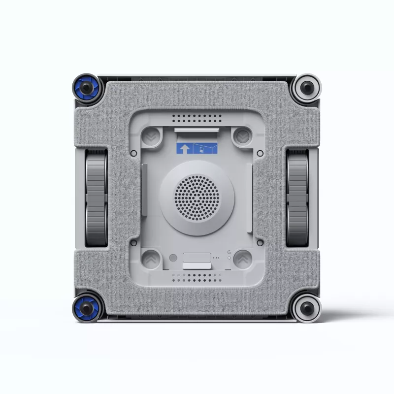 Robô de limpeza de janelas Ecovacs WINBOT W3 OMNI, bateria 4500 mAh, 270×270×76 mm, prateado/branco