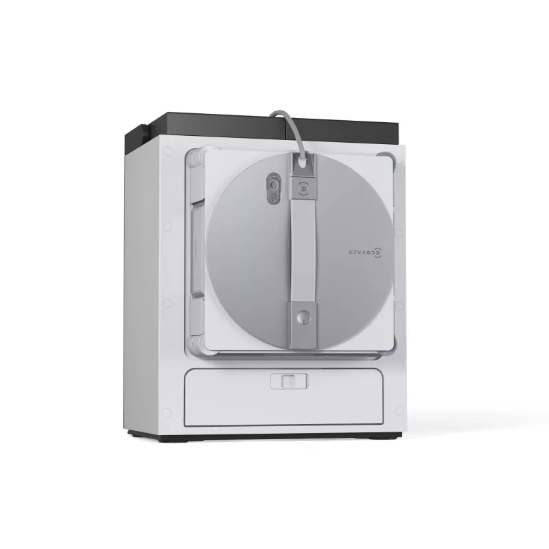 Robô de limpeza de janelas Ecovacs WINBOT W3 OMNI, bateria 4500 mAh, 270×270×76 mm, prateado/branco
