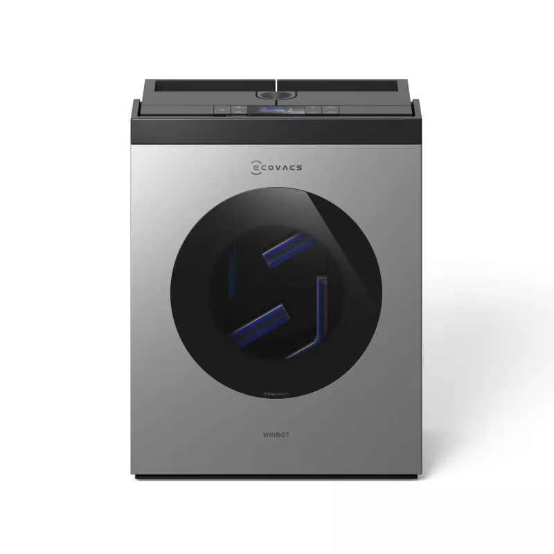 Robô de limpeza de janelas Ecovacs WINBOT W3 OMNI, bateria 4500 mAh, 270×270×76 mm, prateado/branco
