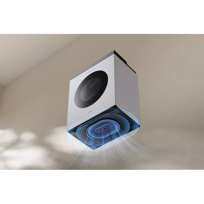 Robô de limpeza de janelas Ecovacs WINBOT W3 OMNI, bateria 4500 mAh, 270×270×76 mm, prateado/branco