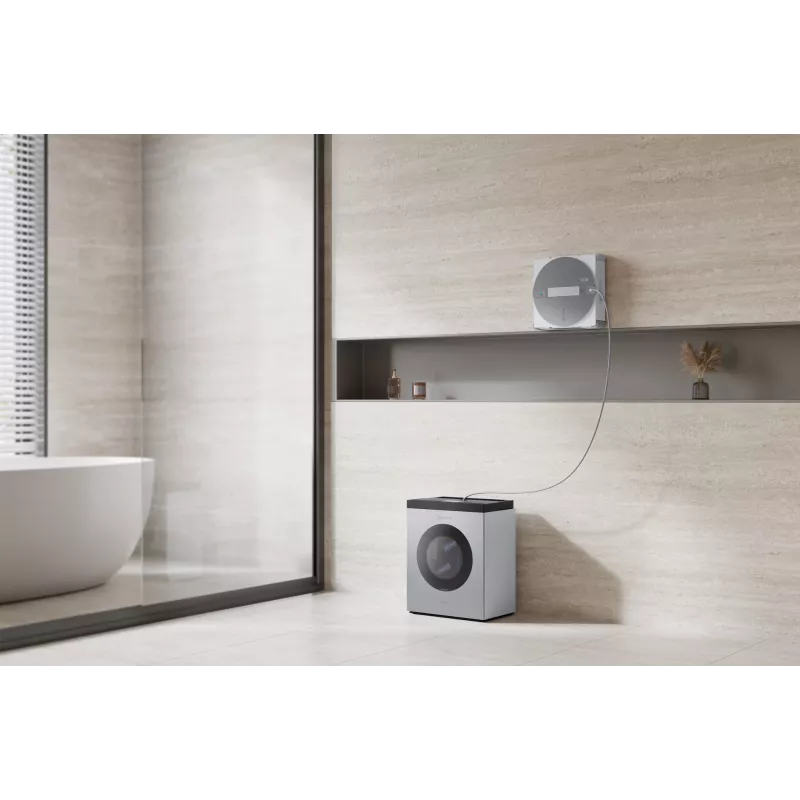 Robô de limpeza de janelas Ecovacs WINBOT W3 OMNI, bateria 4500 mAh, 270×270×76 mm, prateado/branco
