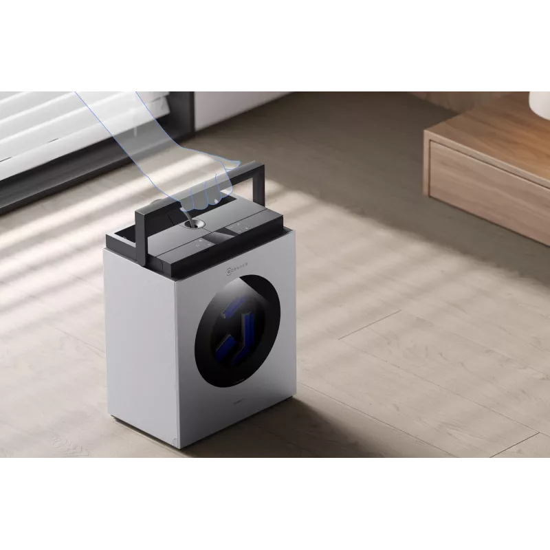 Robô de limpeza de janelas Ecovacs WINBOT W3 OMNI, bateria 4500 mAh, 270×270×76 mm, prateado/branco