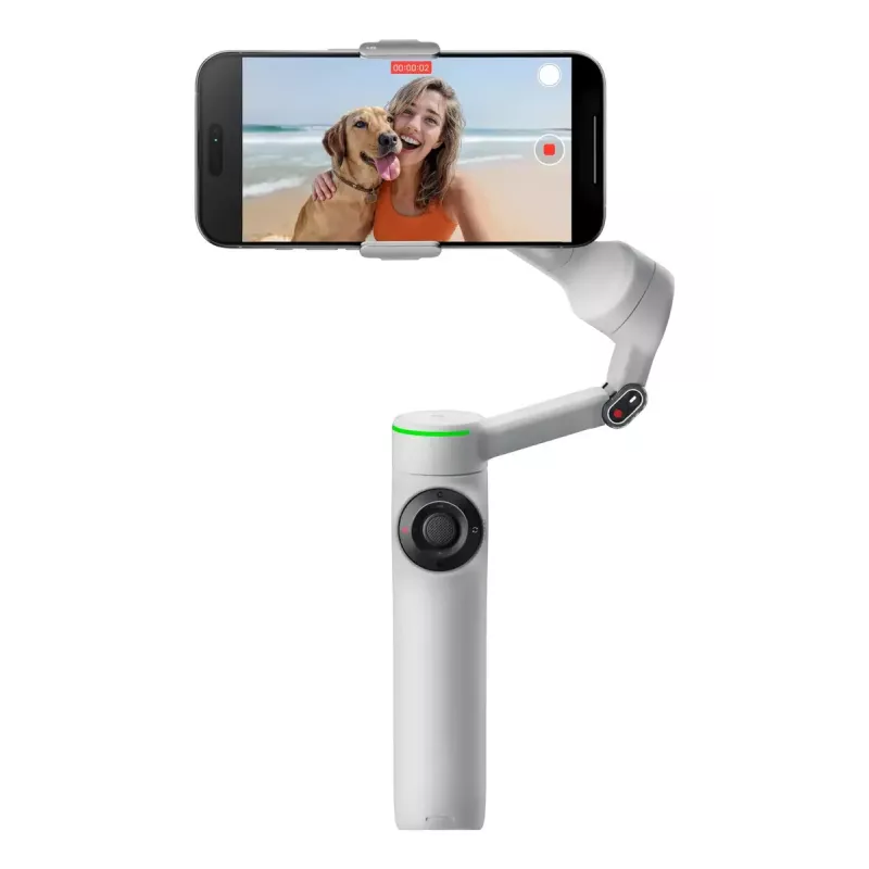 Estabilizador de câmara para smartphone Insta360 Flow 2 Pro Creator Bundle rotação 360°