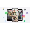 Estabilizador de câmara para smartphone Insta360 Flow 2 Pro Creator Bundle rotação 360°