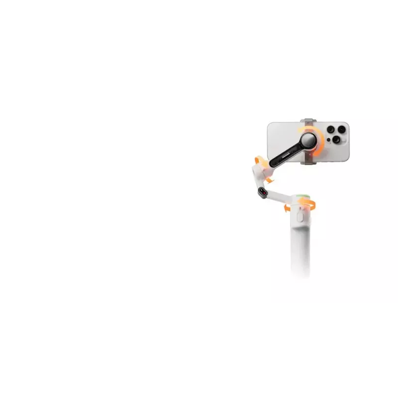Estabilizador de câmara para smartphone Insta360 Flow 2 Pro Creator Bundle rotação 360°