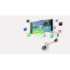 Estabilizador de câmara para smartphone Insta360 Flow 2 Pro Creator Bundle rotação 360°