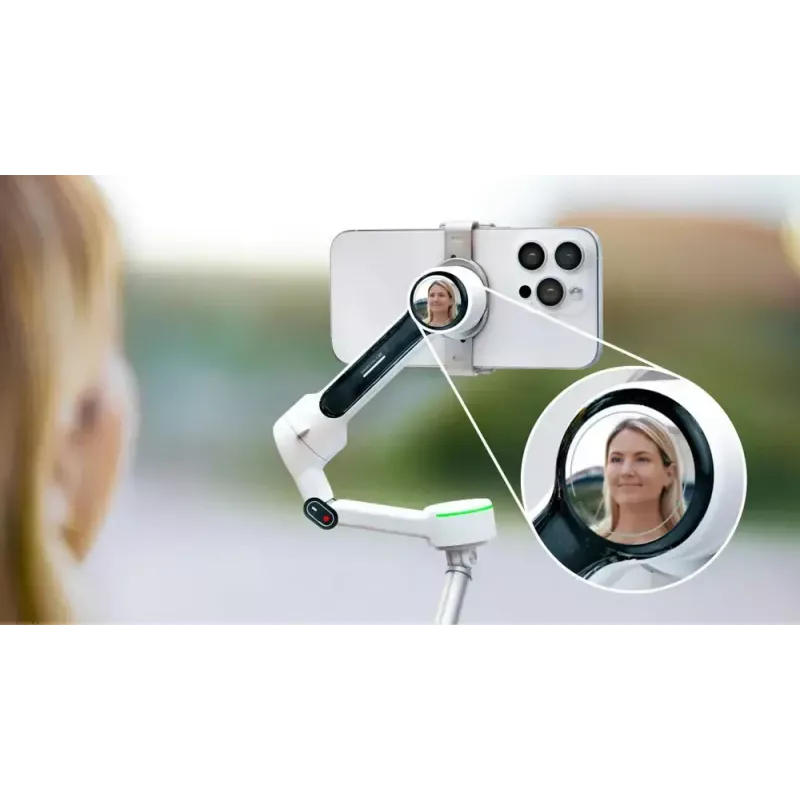 Estabilizador de câmara para smartphone Insta360 Flow 2 Pro Creator Bundle rotação 360°