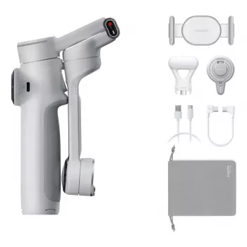 Estabilizador de câmara para smartphone Insta360 Flow 2 Pro Creator Bundle rotação 360°