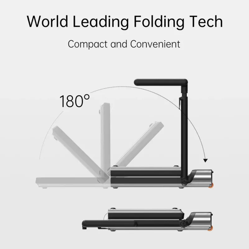 Passadeira Kingsmith ORWKPR3 — superfície de corrida 1200×440 mm, velocidade máxima 12 km/h, peso máximo do utilizador 120 kg