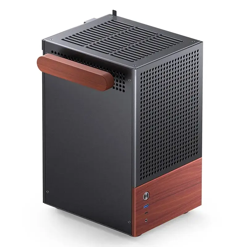 Caixa de PC Jonsbo T6, Mini-Tower, Mini-ITX, preto