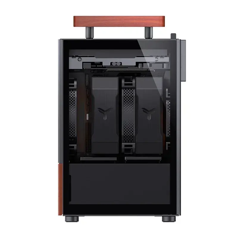 Caixa de PC Jonsbo T6, Mini-Tower, Mini-ITX, preto