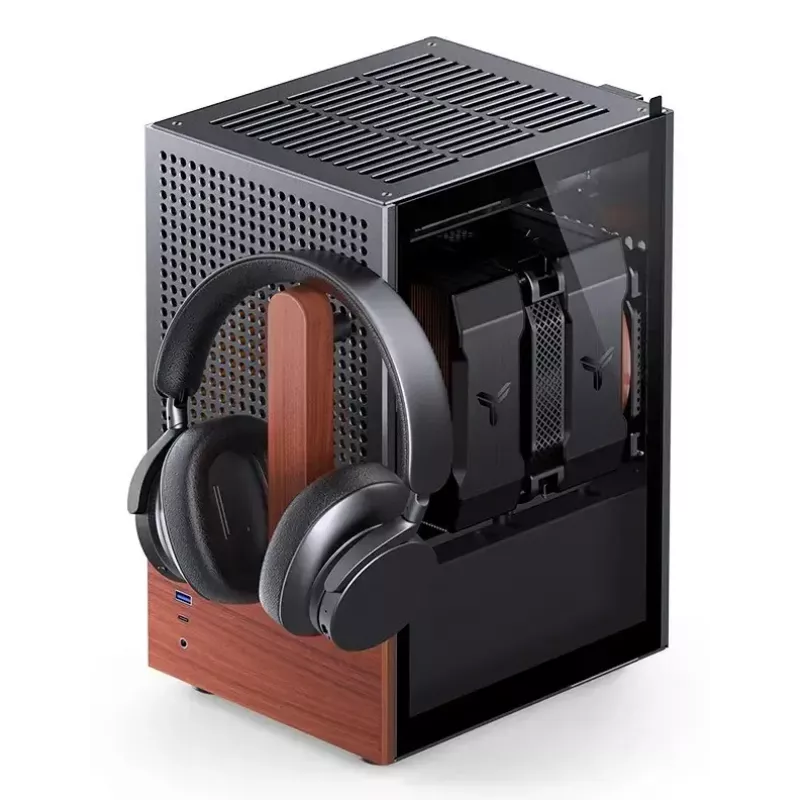 Caixa de PC Jonsbo T6, Mini-Tower, Mini-ITX, preto