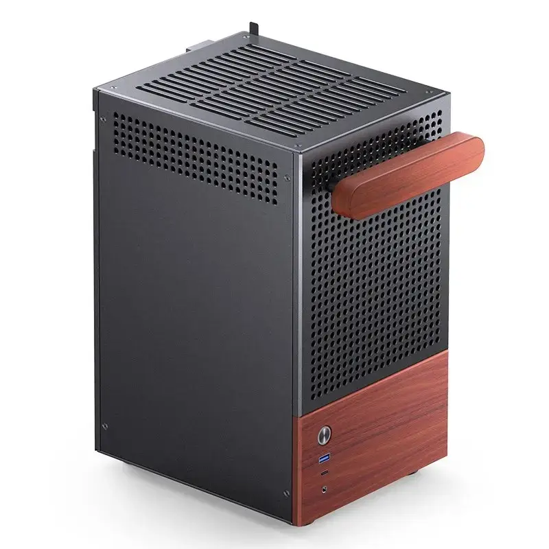 Caixa de PC Jonsbo T6, Mini-Tower, Mini-ITX, preto