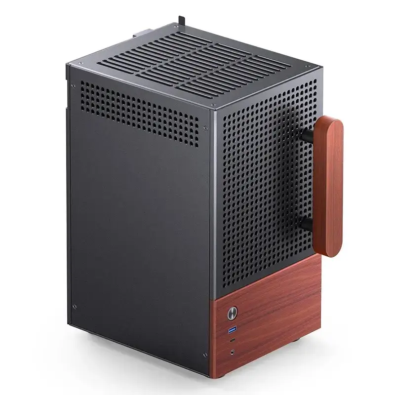 Caixa de PC Jonsbo T6, Mini-Tower, Mini-ITX, preto