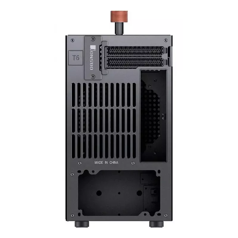 Caixa de PC Jonsbo T6, Mini-Tower, Mini-ITX, preto